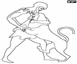 Раскраска геракла Раскраска геракла